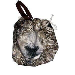 Elderwood Craft drawstring sheep knitting craft project bag